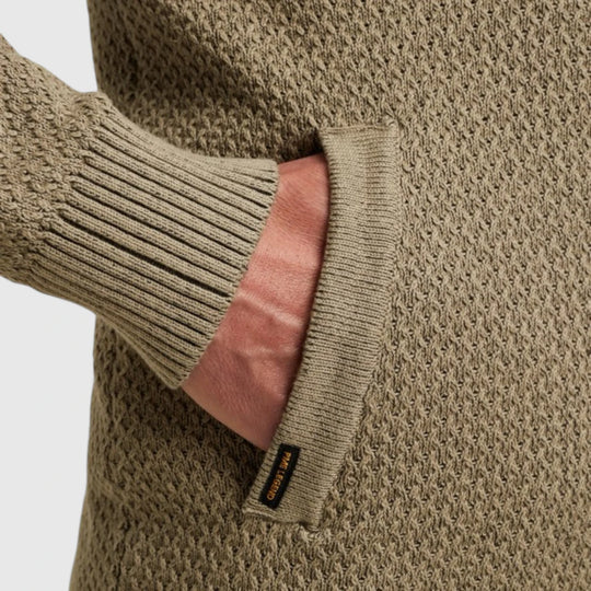 PME Legend knitwear Zip Jacket Cotton Structure