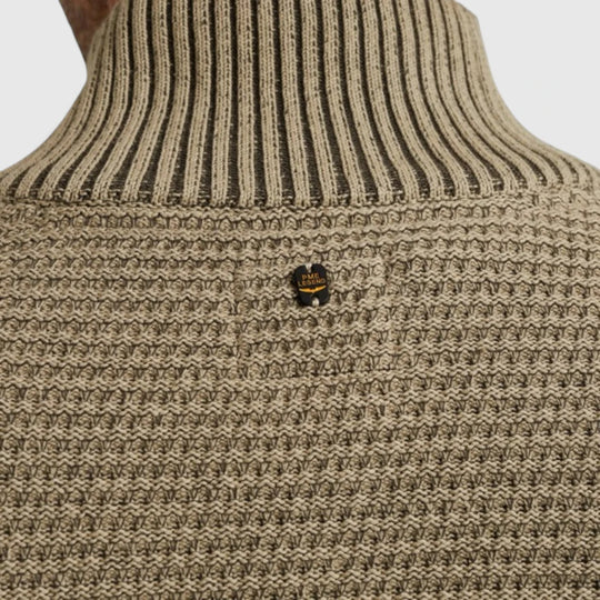 PME Legend knitwear Zip Jacket Cotton Structure
