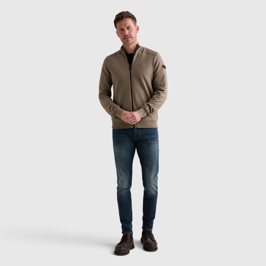PME Legend Vest van Biologisch Katoen met Ritssluiting