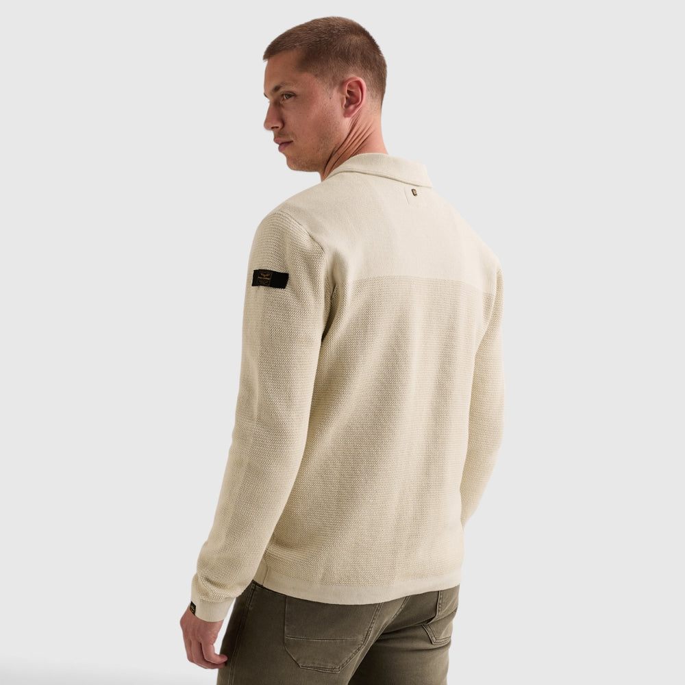 PME Legend Vest Gemixte Structuren met Knoopsluiting