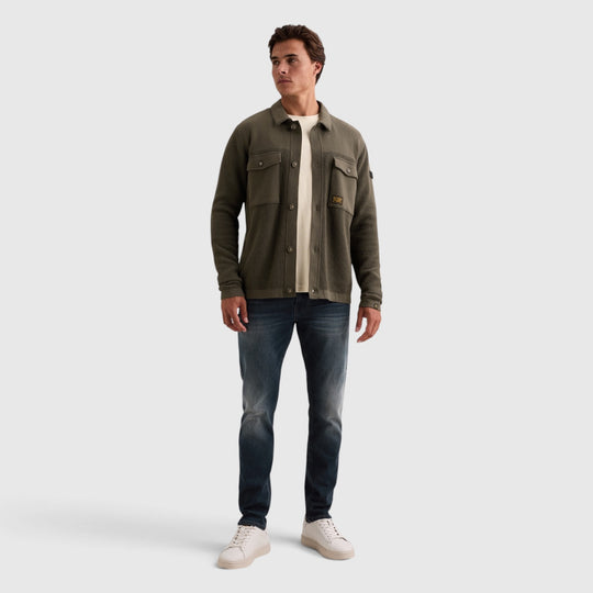 PME Legend Vest Gemixte Structuren met Knoopsluiting