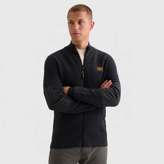 PKC2610322-5281 PME Legend Vest Texture Yarn Salute / Marineblauw
