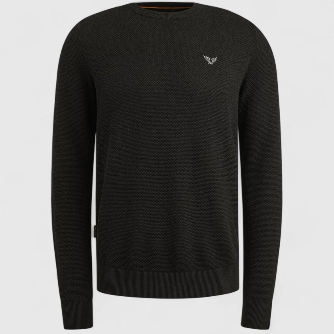 PKW0000334-999 PME Legend Knitwear Cotton Modal Zwart