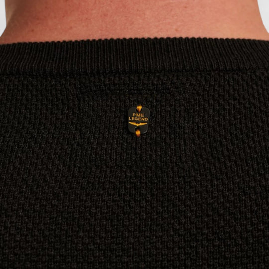 PKW0000334-999 PME Legend Knitwear Cotton Modal Zwart