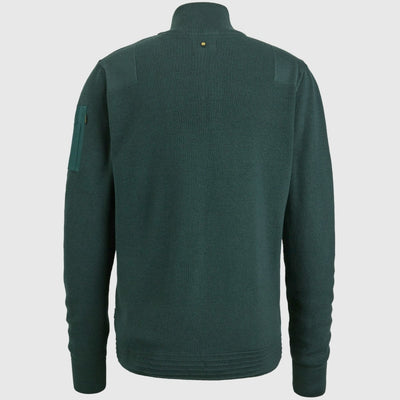 pkc2309322 6429 half zip collar cotton knit pme legend scarab back