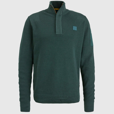 pkc2309322 6429 half zip collar cotton knit pme legend scarab