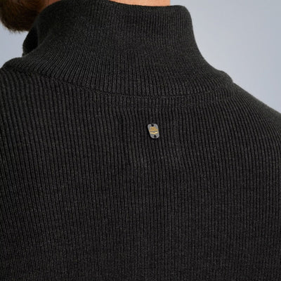 pkc2309322 996 half zip collar cotton knit pme legend antracite melee crop7