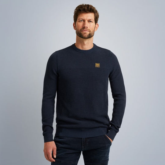pkw2310300 5281 crewneck cotton plated pme legend trui salute crop3