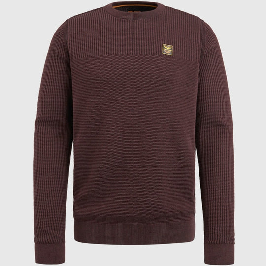 pkw2310300 8200 crewneck cotton plated pme legend trui fudge crop1