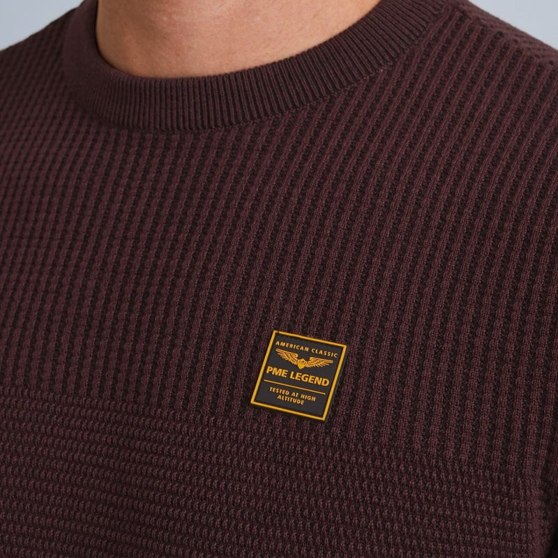 pkw2310300 8200 crewneck cotton plated pme legend trui fudge crop6