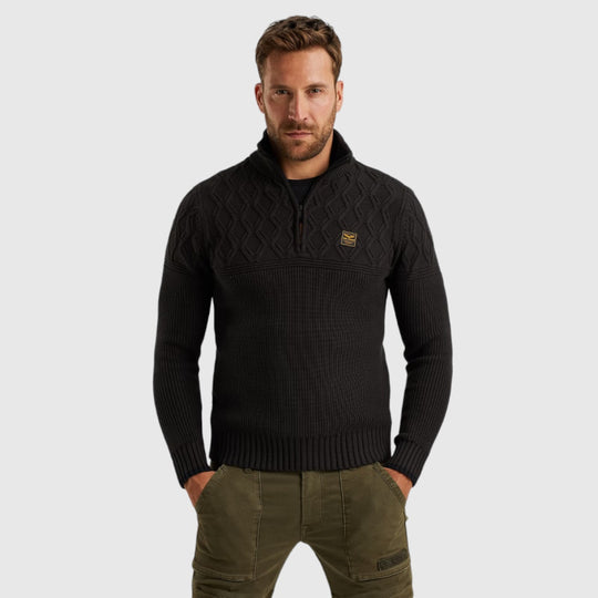  PKW2409324-995 PME Legend Half Zip Collar Cotton Mix Yarn