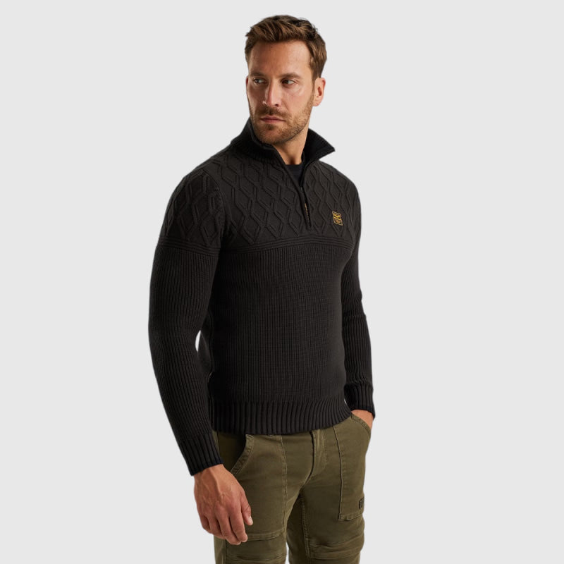  PKW2409324-995 PME Legend Half Zip Collar Cotton Mix Yarn