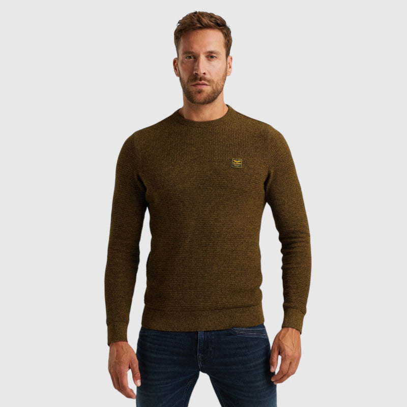 PKW2410300-1119 PME Legend Round Neck Cotton Mouline