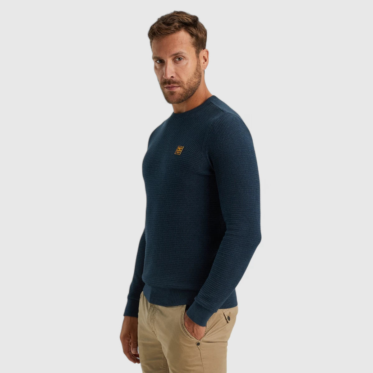 PKW2410300-5281 PME Legend Round Neck Cotton Mouline Salute