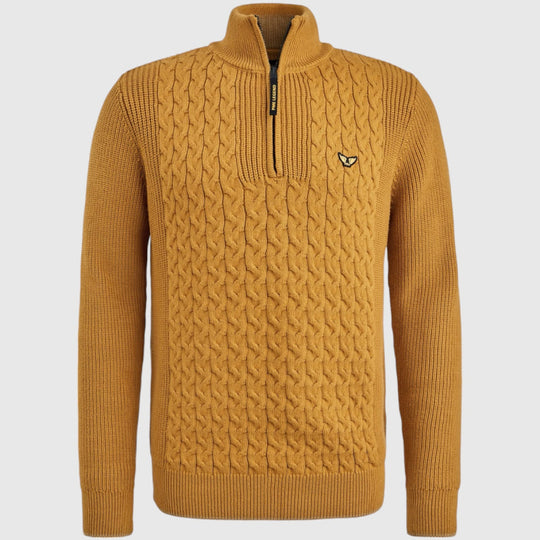 PKW2410305-1119 PME Legend Half zip collar cotton mix cable