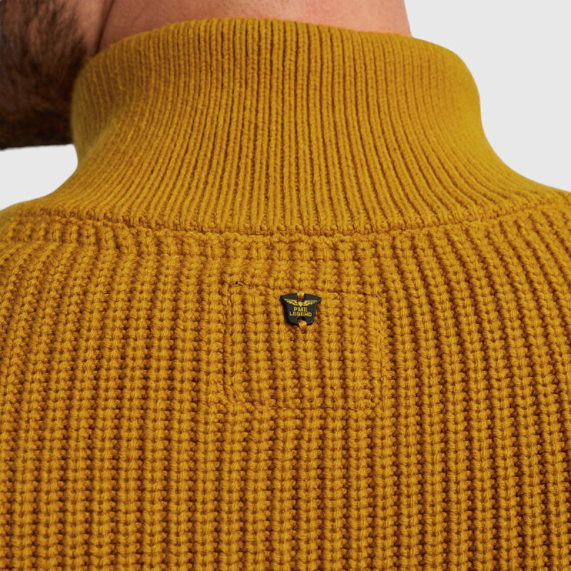 PKW2410305-1119 PME Legend Half zip collar cotton mix cable