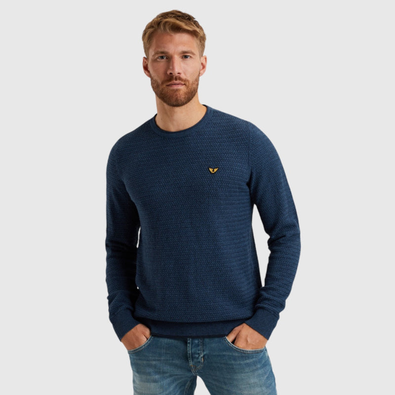 PKW2411330-5054 PME Legend Round Neck Cotton Mouline