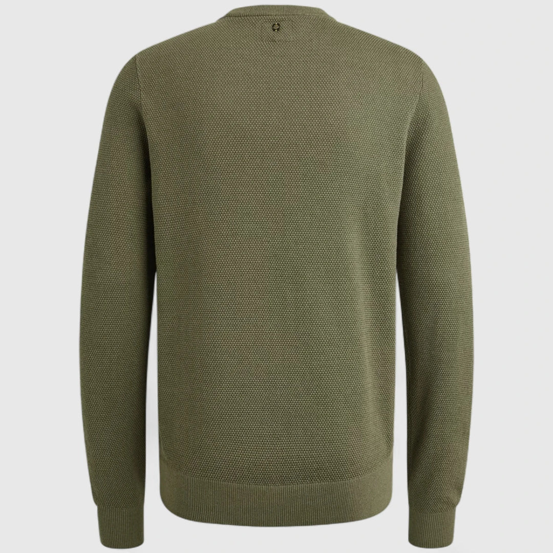 PKW2508324-6379 PME Legend Knitwear Cotton Modal Oil Green / Groen