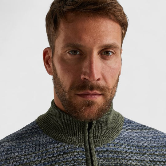 PKW2511331-5301 PME Legend Half Zip Collar Colormix Vintage Indigo