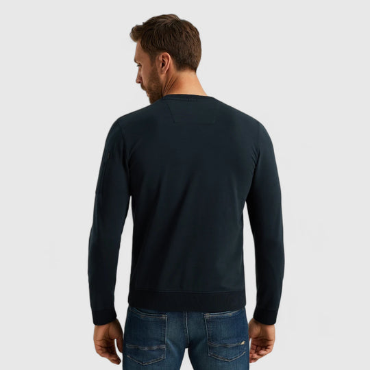 PLS0000431-5073 Round Neck Airstrip Sweat Sky Captain