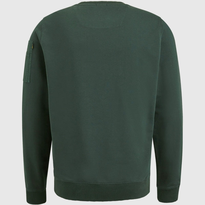 pls2309499 6429 round neck airstrip sweat pme legend sweater scarab back