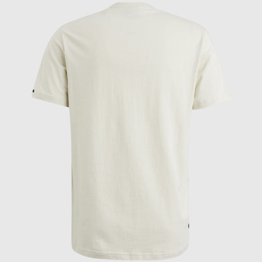 PTSS2502551-7013 PME Legend Short Sleeve Round Neck Single Jersey Digital Print Bone White