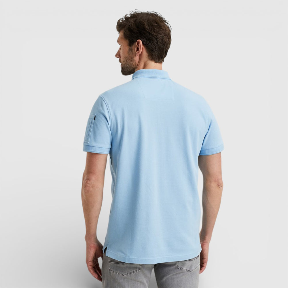 PPSS0000861-5326 PME Legend Short Sleeve Trackway Polo Airy Blue / Lichtblauw