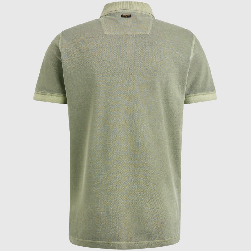 ppss2402850-6149 short sleeve polo garment pique pme legend green crop5