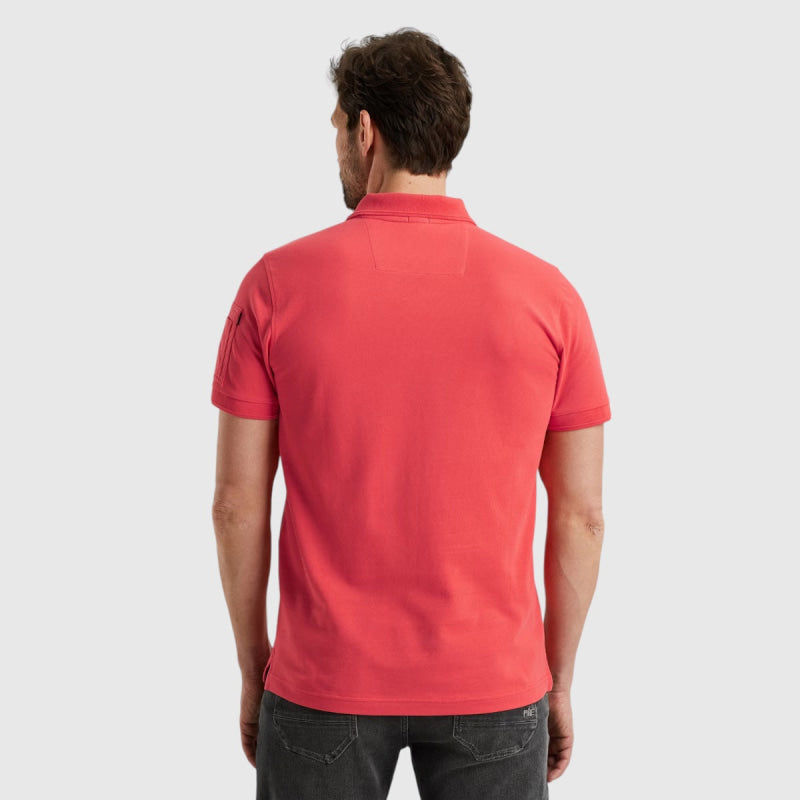 ppss2403899-3062 short sleeve trackway polo pme legend polo pink back