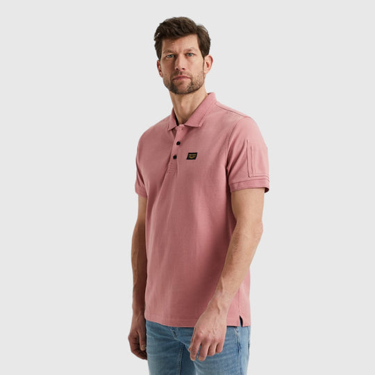 ppss2403899-3163 short sleeve trackway polo pme legend polo rose crop1