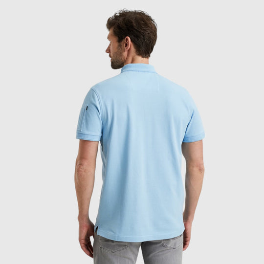 ppss2403899-5326 short sleeve trackway polo pme legend polo light blue back