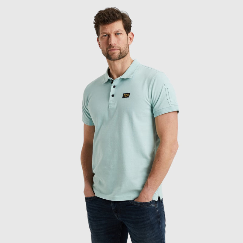 ppss2403899-6009 short sleeve trackway polo pme legend polo gray