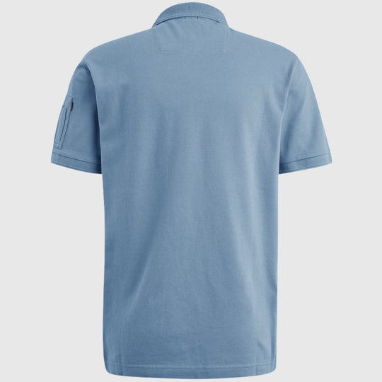 PPSS2502899-5393 PME Legend Short Sleeve Trackway Polo light blauw