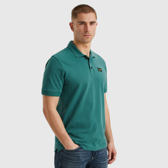 PPSS2502899-6072 PME Legend Short Sleeve Trackway Polo groen