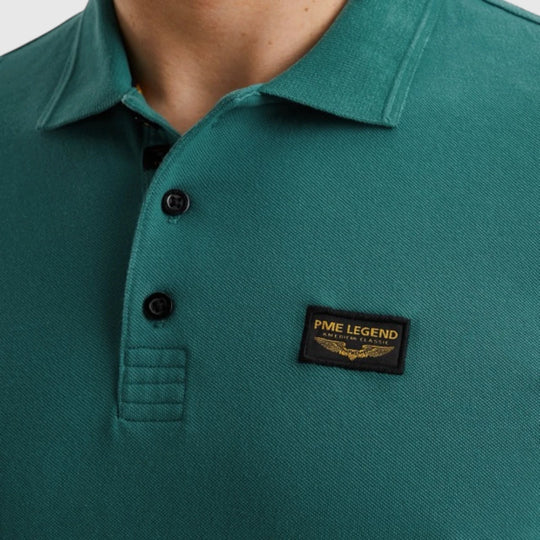 PPSS2502899-6072 PME Legend Short Sleeve Trackway Polo groen
