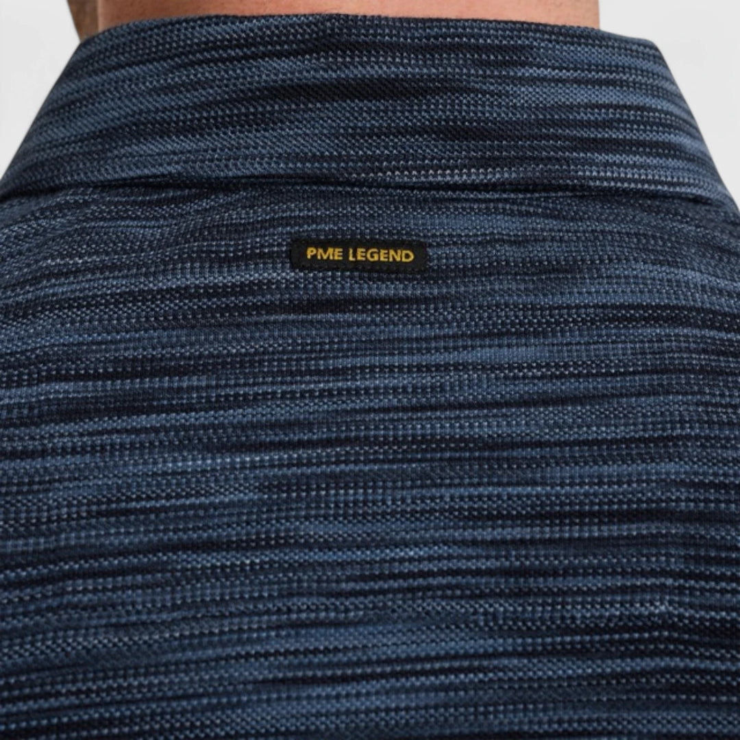 PPSS2504853-5281 PME Legend Polo Stripe Space Dyed Salute