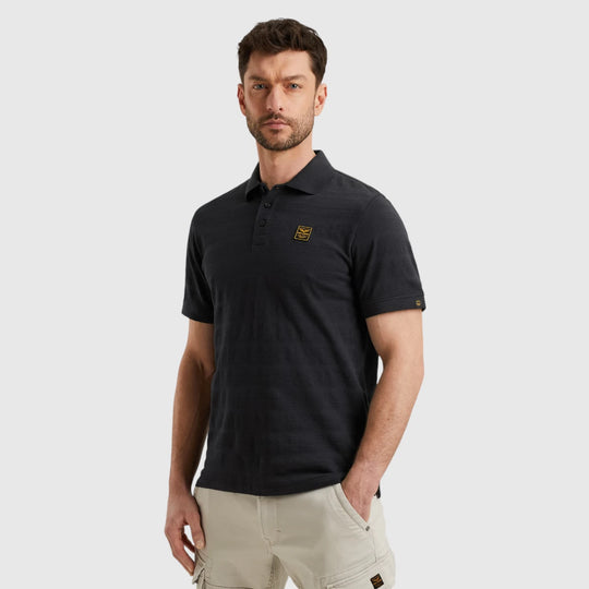PPSS2504854-5281 PME Legend Polo Jacquard Jersey Stripe Salute