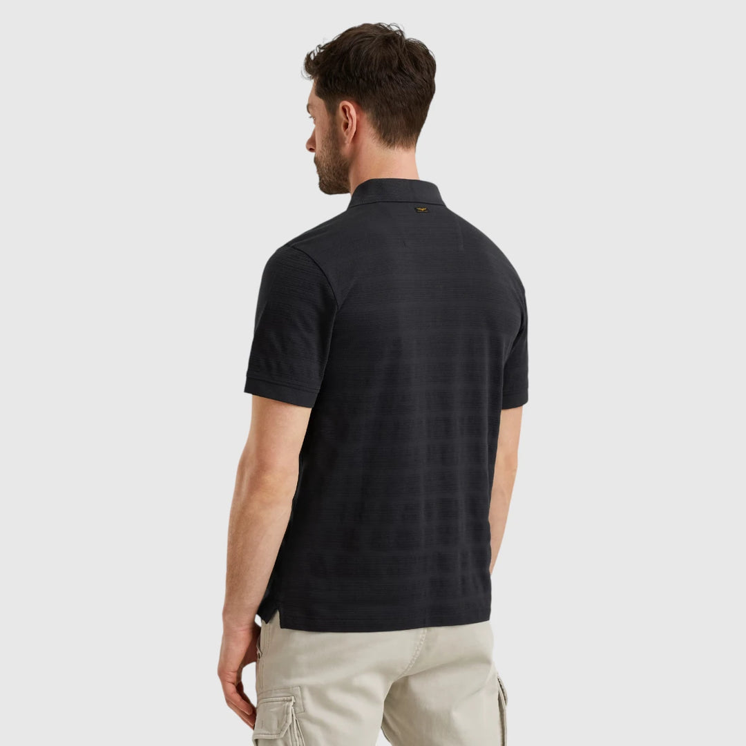 PPSS2504854-5281 PME Legend Polo Jacquard Jersey Stripe Salute