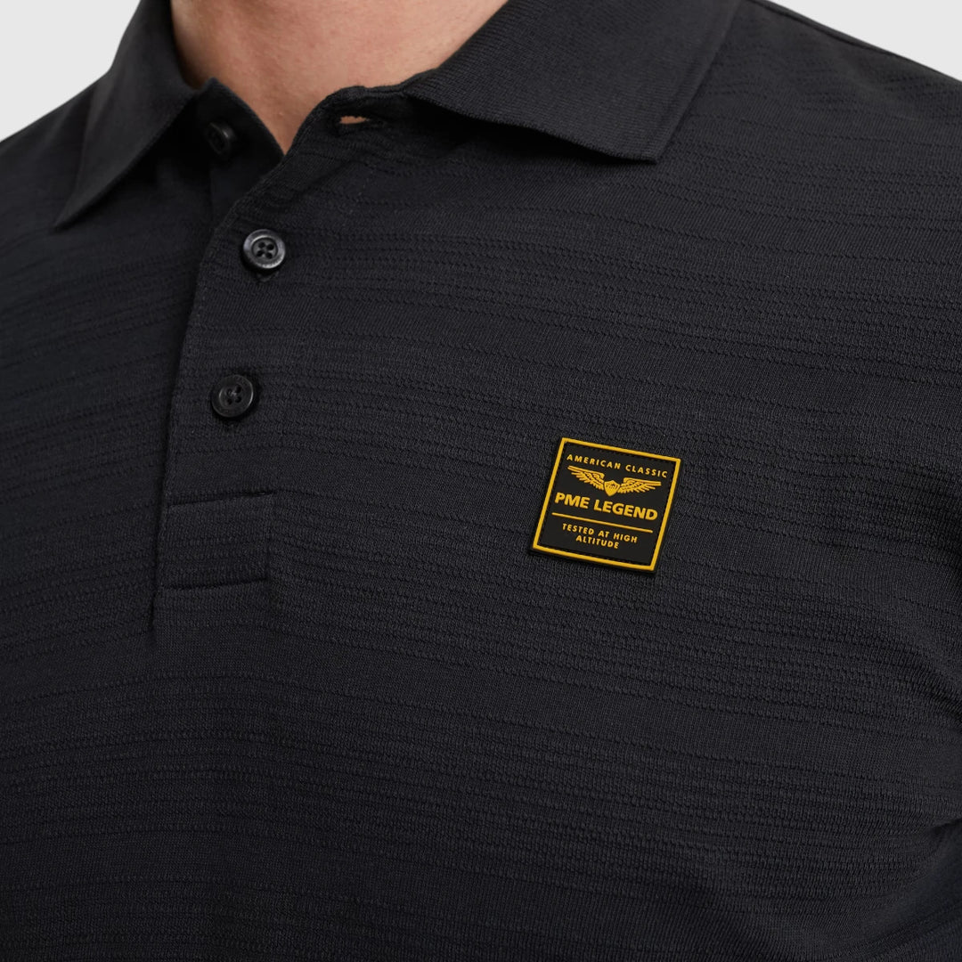 PPSS2504854-5281 PME Legend Polo Jacquard Jersey Stripe Salute