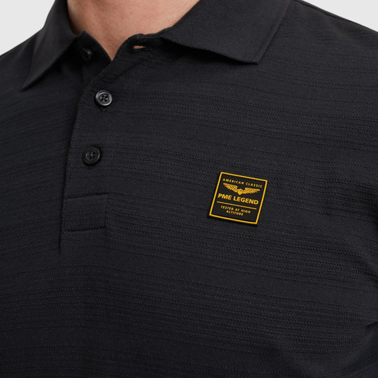 PPSS2504854-5281 PME Legend Polo Jacquard Jersey Stripe Salute