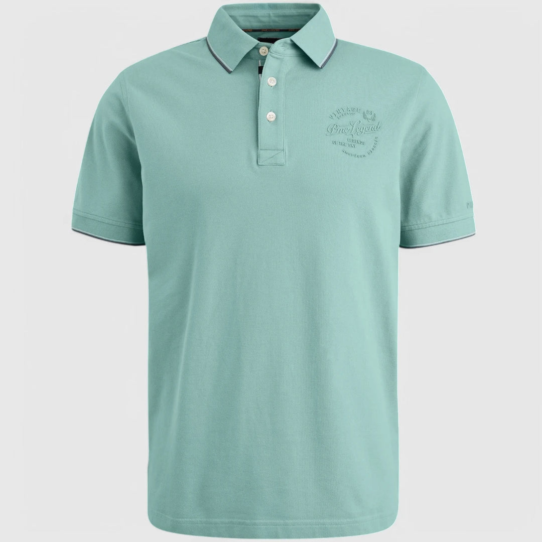 PPSS2504867-5149 PME Legend Polo Stretch Pique Package Cameo Blue