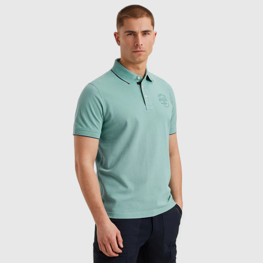 PPSS2504867-5149 PME Legend Polo Stretch Pique Package Cameo Blue