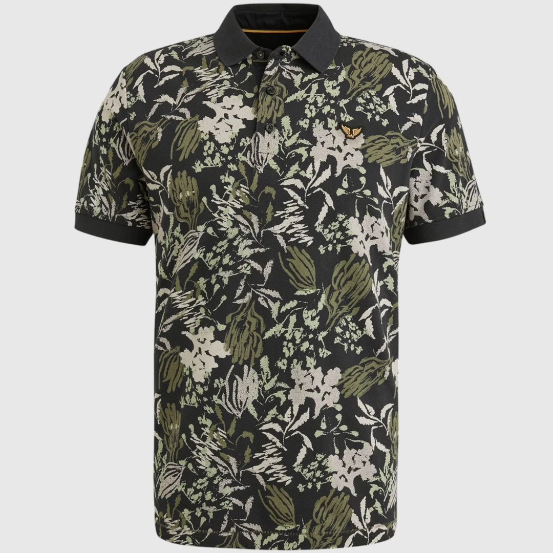 PPSS2504879-5281 PME Legend Polo Printed Fine Pique Salute