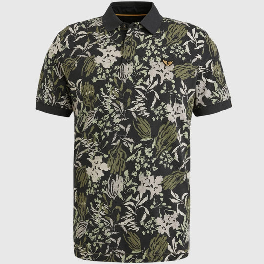 PPSS2504879-5281 PME Legend Polo Printed Fine Pique Salute