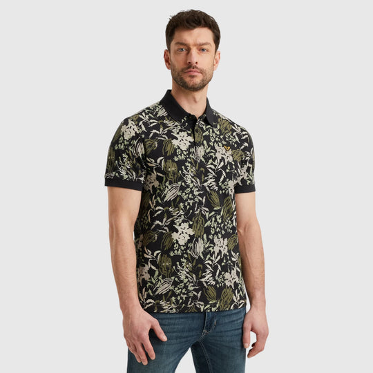 PPSS2504879-5281 PME Legend Polo Printed Fine Pique Salute