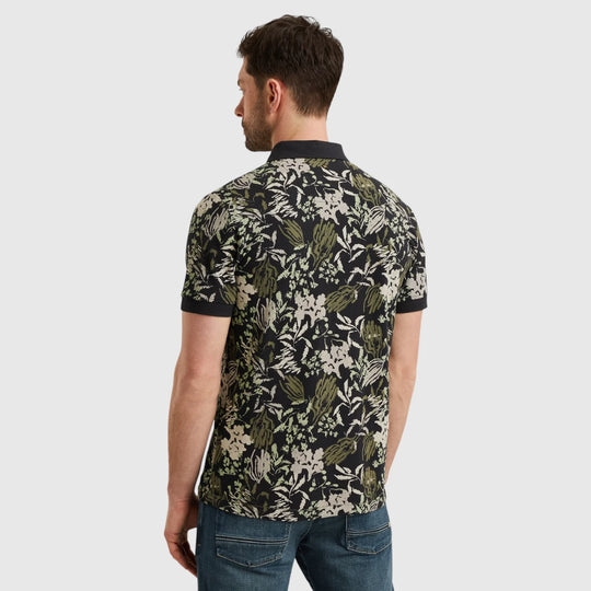 PPSS2504879-5281 PME Legend Polo Printed Fine Pique Salute