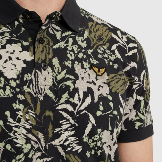 PPSS2504879-5281 PME Legend Polo Printed Fine Pique Salute