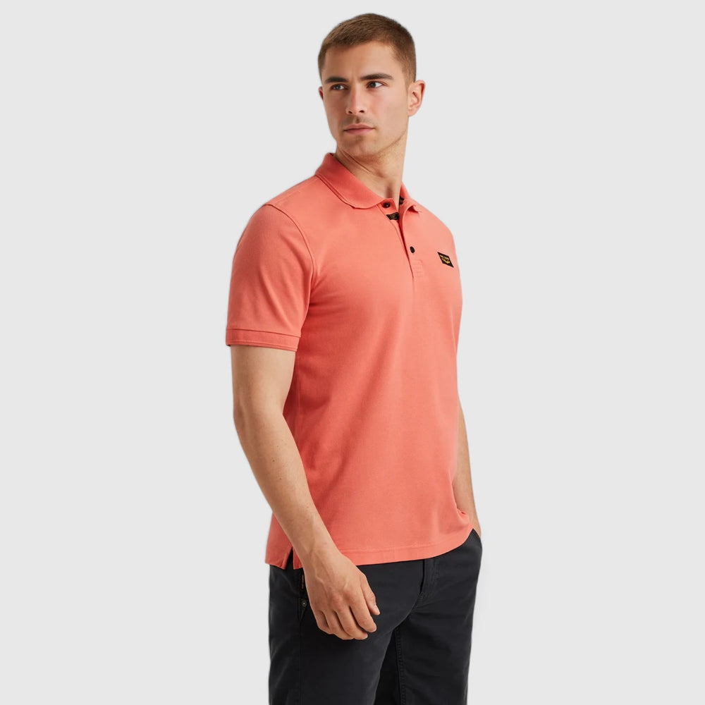 PPSS2504899-3067 PME Legend Short Sleeve Trackway Polo Porcelain Rose