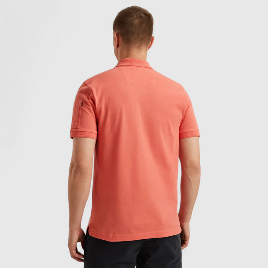 PPSS2504899-3067 PME Legend Short Sleeve Trackway Polo Porcelain Rose
