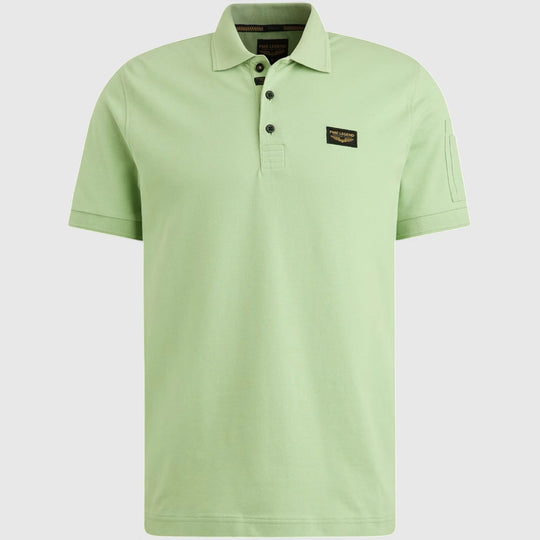 PPSS2504899-6258 PME Legend Short Sleeve Trackway Polo Quiet Green